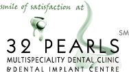 Logo of 32 Pearls Multispeciality Dental Clinic & Implant Centre